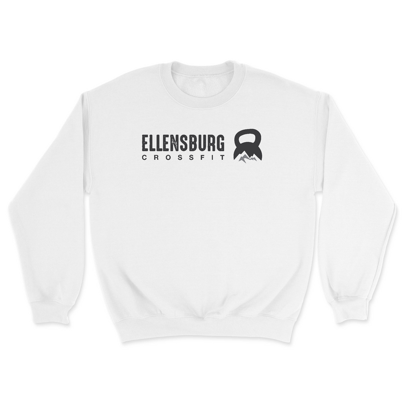 Mens 2X-Large WHITE Midweight Sweatshirt