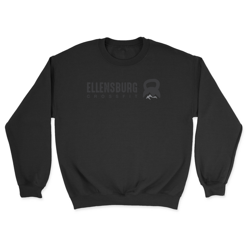 Mens 2X-Large BLACK Midweight Sweatshirt