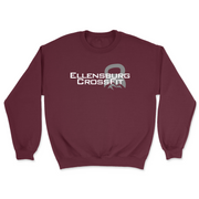 Mens 2X-Large MAROON Midweight Sweatshirt