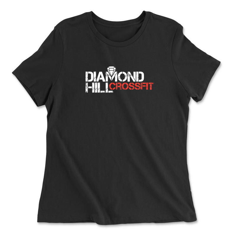 Womens 2X-Large BLACK Relaxed Jersey T-Shirt