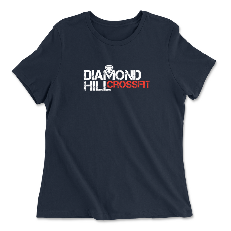 Womens 2X-Large NAVY Relaxed Jersey T-Shirt