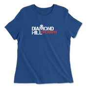 Womens 2X-Large TRUE_ROYAL Relaxed Jersey T-Shirt