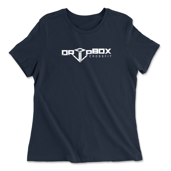 Womens 2X-Large NAVY Relaxed Jersey T-Shirt
