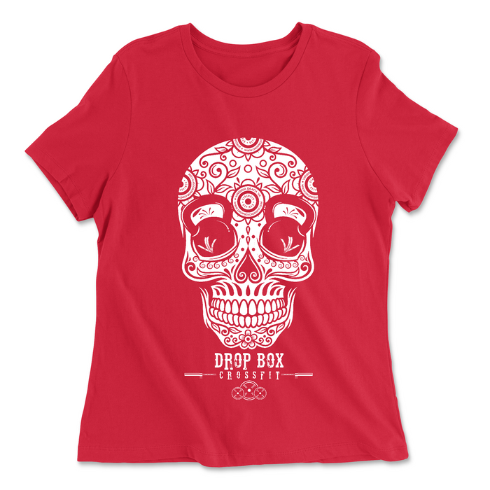 Womens 2X-Large RED Relaxed Jersey T-Shirt