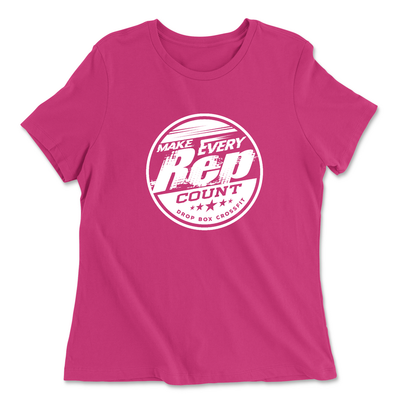 Womens 2X-Large BERRY Relaxed Jersey T-Shirt