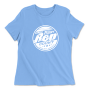 Womens 2X-Large CAROLINA_BLUE Relaxed Jersey T-Shirt