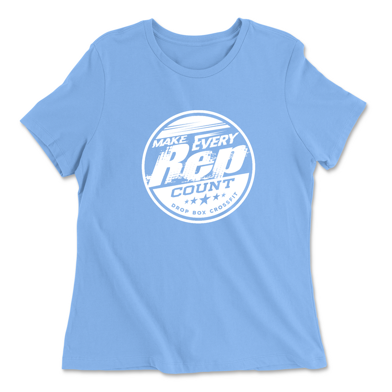 Womens 2X-Large CAROLINA_BLUE Relaxed Jersey T-Shirt