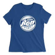 Womens 2X-Large TRUE_ROYAL Relaxed Jersey T-Shirt