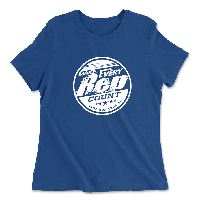 Womens 2X-Large TRUE_ROYAL Relaxed Jersey T-Shirt