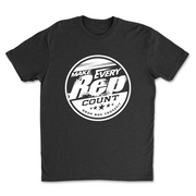 Mens 2X-Large BLACK T-Shirt
