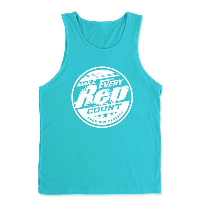 Mens 2X-Large TAHITI_BLUE Tank Top