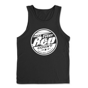 Mens 2X-Large BLACK Tank Top