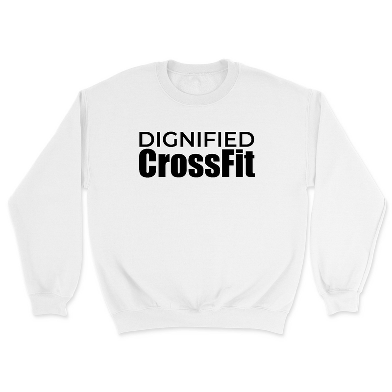 Mens 2X-Large WHITE Midweight Sweatshirt