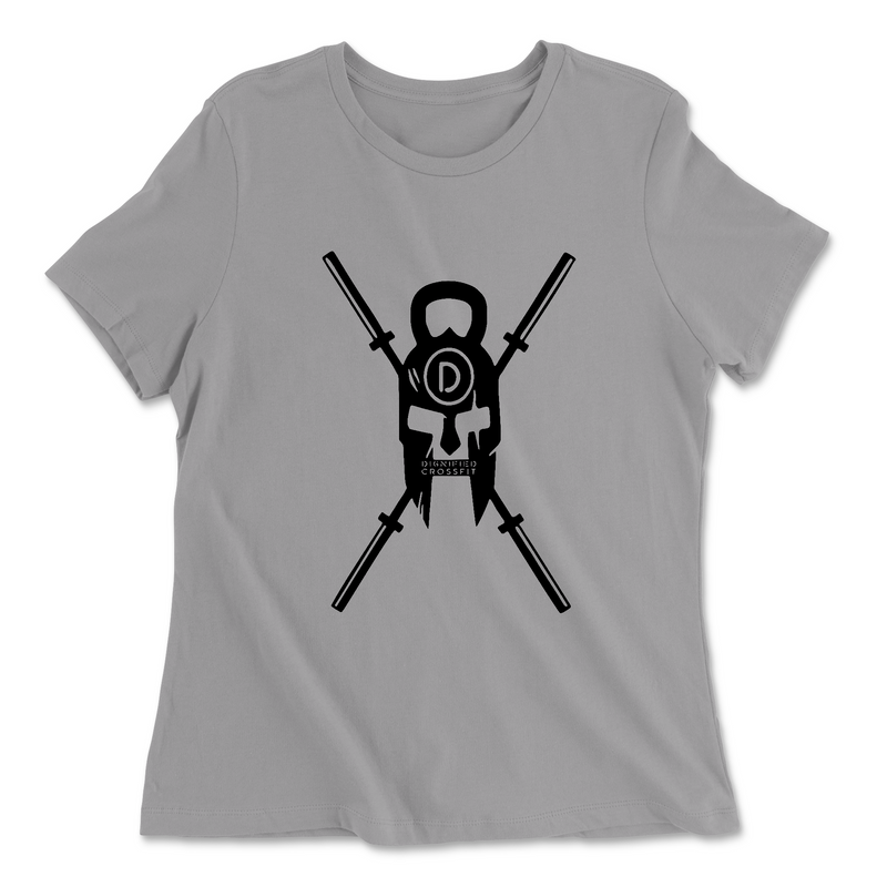 Womens 2X-Large SOLID_ATHETIC_GREY Relaxed Jersey T-Shirt