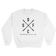 Mens 2X-Large WHITE Midweight Sweatshirt