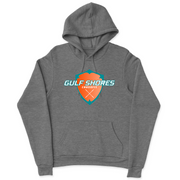 Mens 2X-Large GUNMETAL_HEATHER Hooded T-Shirt