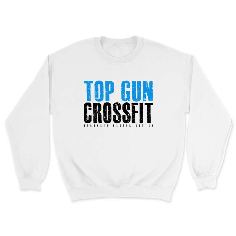 Mens 2X-Large WHITE Midweight Sweatshirt