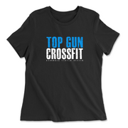 Womens 2X-Large BLACK Relaxed Jersey T-Shirt