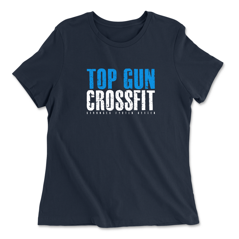 Womens 2X-Large NAVY Relaxed Jersey T-Shirt