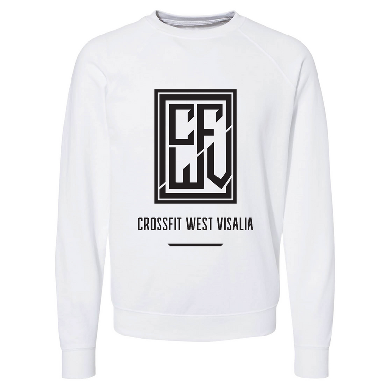 Mens 2X-Large WHITE CrewNeck