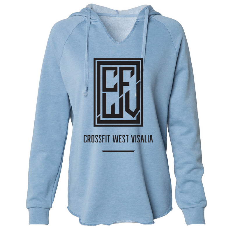 Womens 2X-Large MISTY_BLUE Hoodie