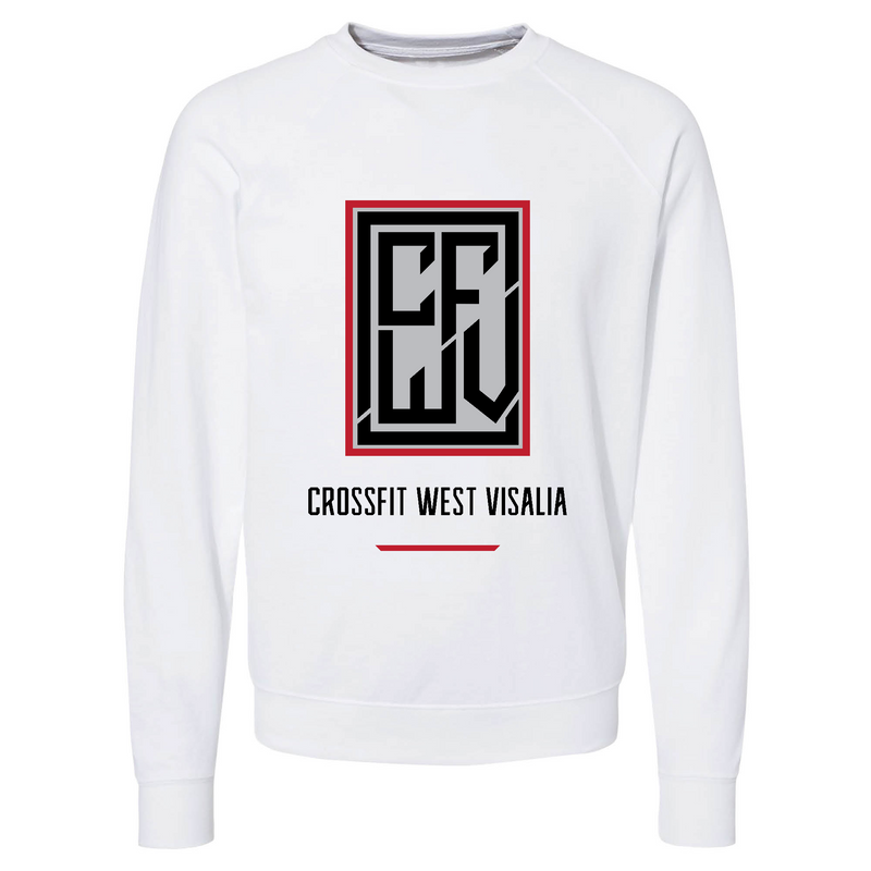 Mens 2X-Large WHITE CrewNeck
