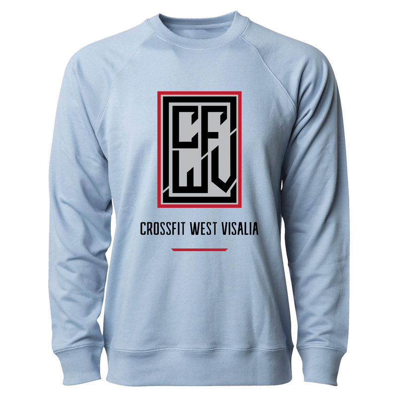 Mens 2X-Large MISTY_BLUE CrewNeck