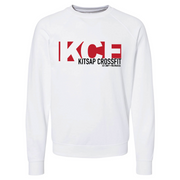 Mens 2X-Large WHITE CrewNeck