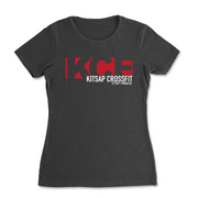 Womens 2X-Large BLACK T-Shirt