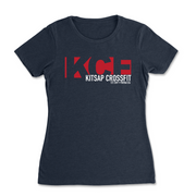 Womens 2X-Large DARK_NAVY T-Shirt