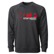 Mens 2X-Large CHARCOAL_HEATHER CrewNeck
