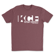 Mens 2X-Large HEATHER_MAROON T-Shirt
