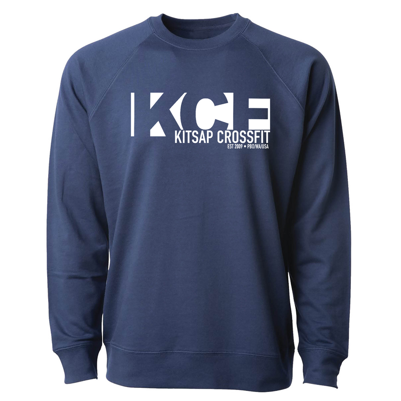 Mens 2X-Large INDIGO CrewNeck
