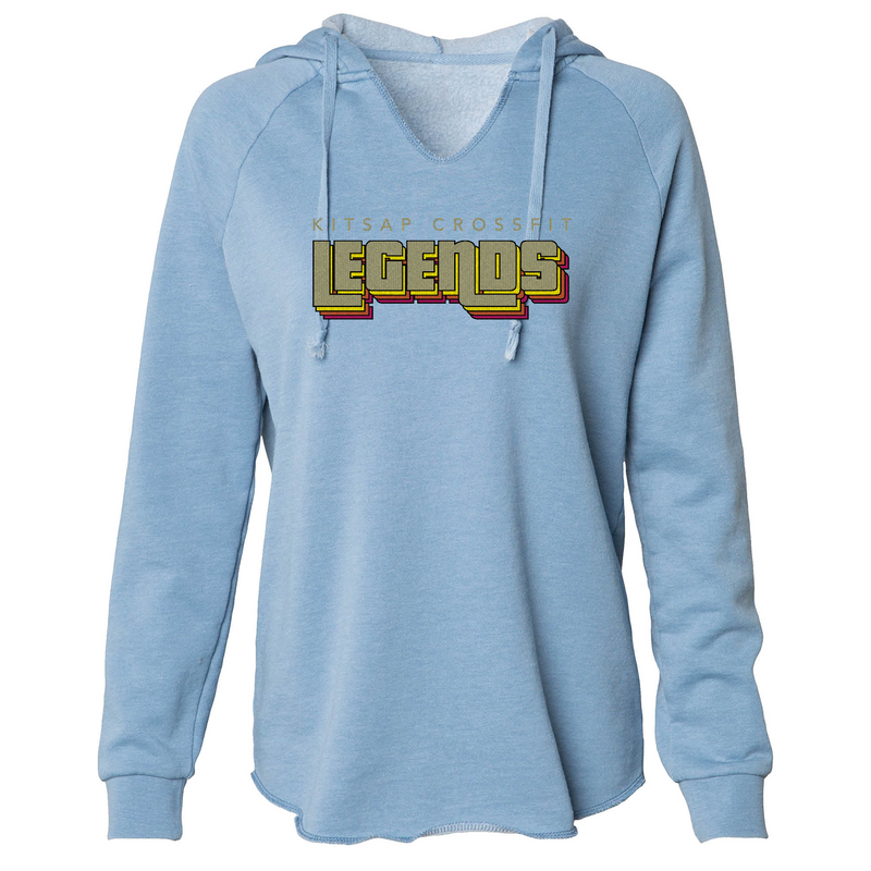 Womens 2X-Large MISTY_BLUE Hoodie