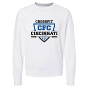 Mens 2X-Large WHITE CrewNeck