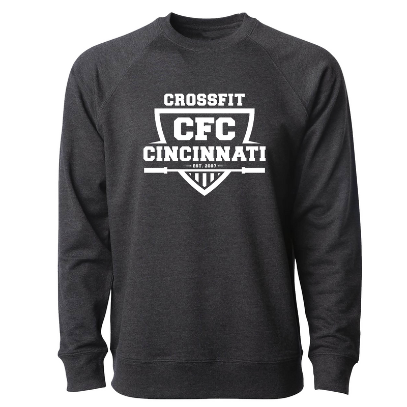 Mens 2X-Large CHARCOAL_HEATHER CrewNeck