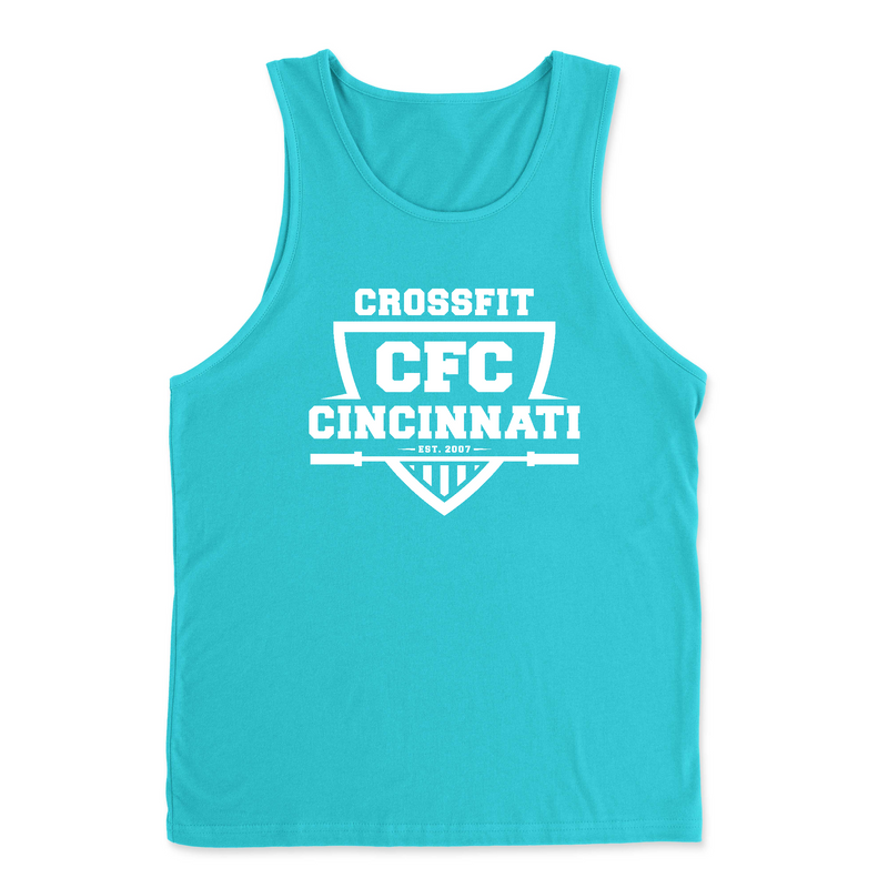 Mens 2X-Large TAHITI_BLUE Tank Top