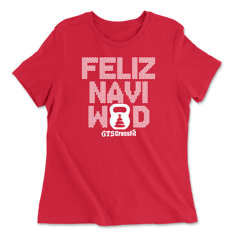 GTS CrossFit Feliz NaviWOD Womens - Relaxed Jersey T-Shirt