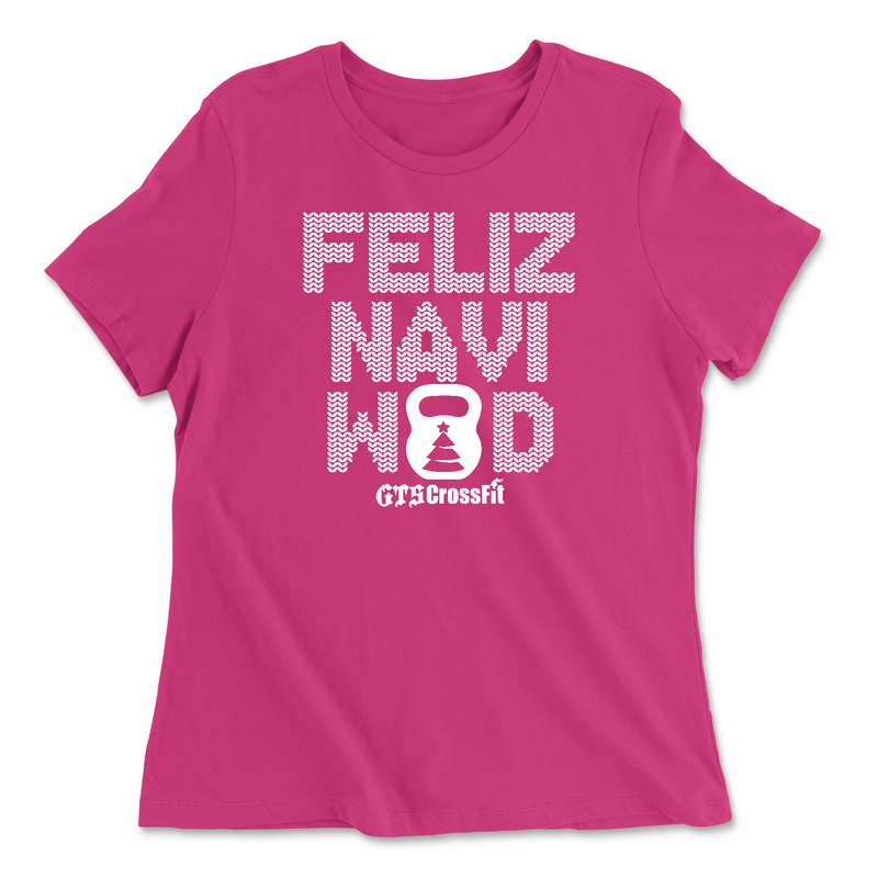 GTS CrossFit Feliz NaviWOD Womens - Relaxed Jersey T-Shirt