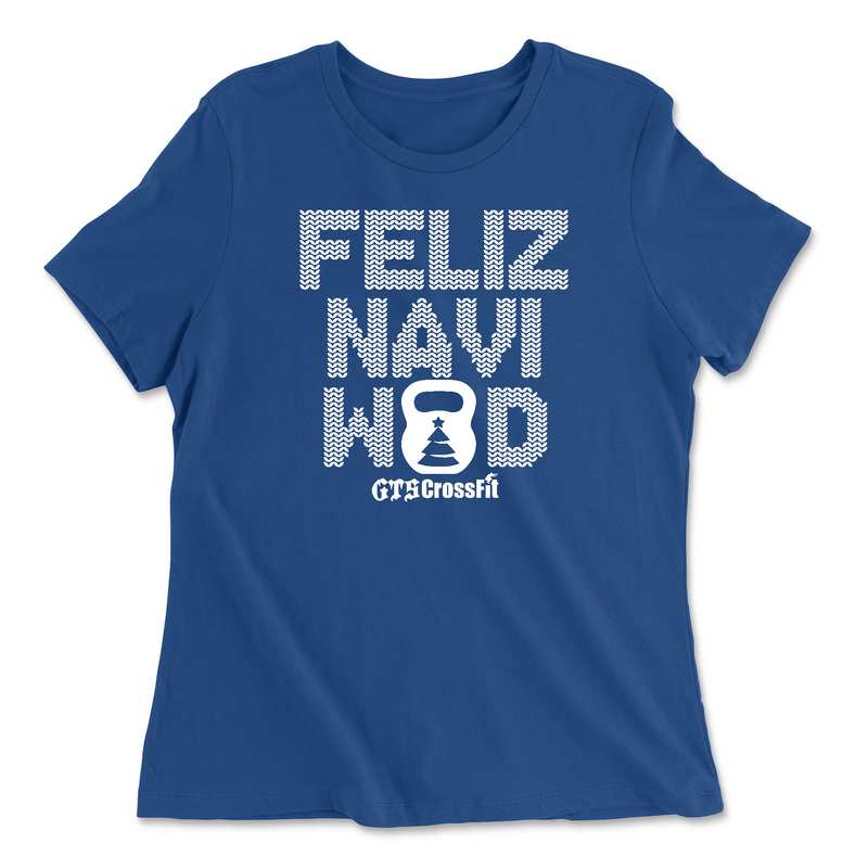 GTS CrossFit Feliz NaviWOD Womens - Relaxed Jersey T-Shirt