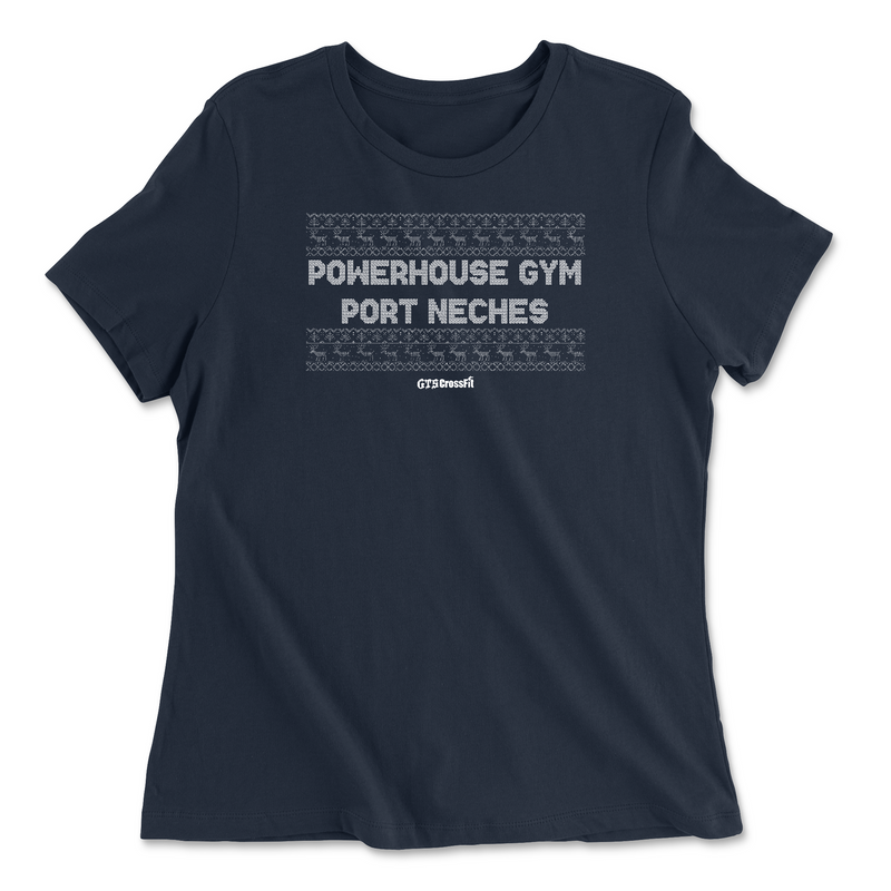 GTS CrossFit Christmas Womens - Relaxed Jersey T-Shirt