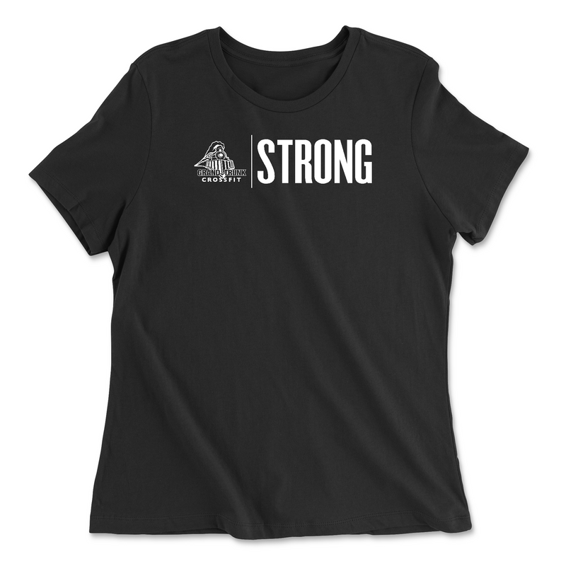 Womens 2X-Large BLACK Relaxed Jersey T-Shirt