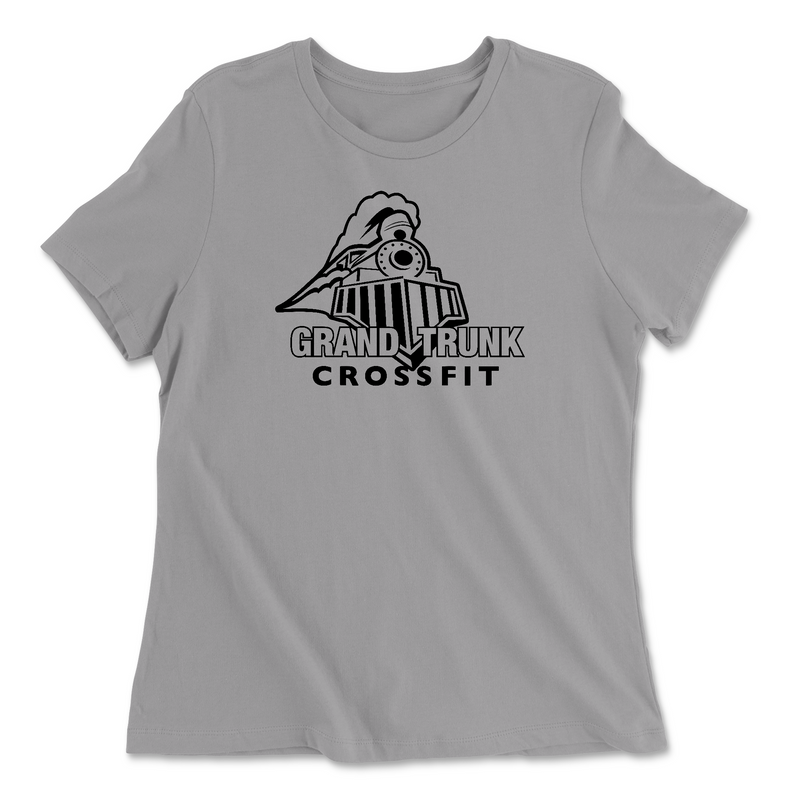 Womens 2X-Large SOLID_ATHLETIC_GREY Relaxed Jersey T-Shirt