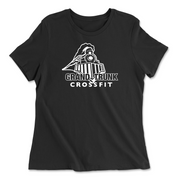 Womens 2X-Large BLACK Relaxed Jersey T-Shirt