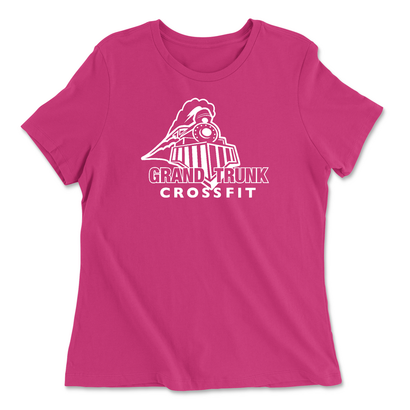 Womens 2X-Large BERRY Relaxed Jersey T-Shirt