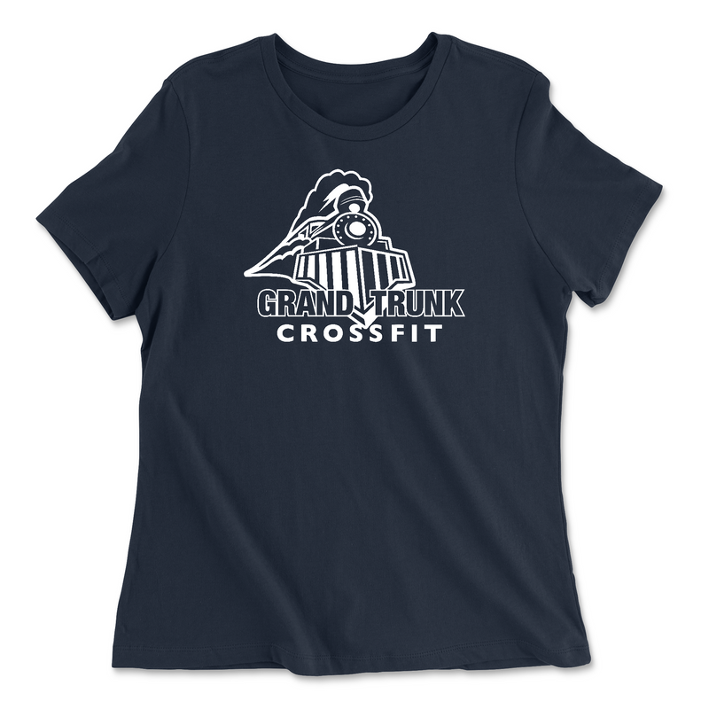 Womens 2X-Large NAVY Relaxed Jersey T-Shirt