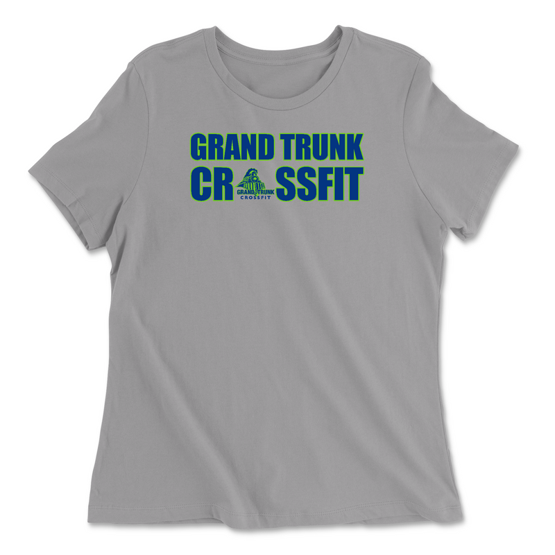 Womens 2X-Large SOLID_ATHLETIC_GREY Relaxed Jersey T-Shirt