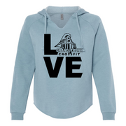 Womens 2X-Large MISTY_BLUE Hoodie
