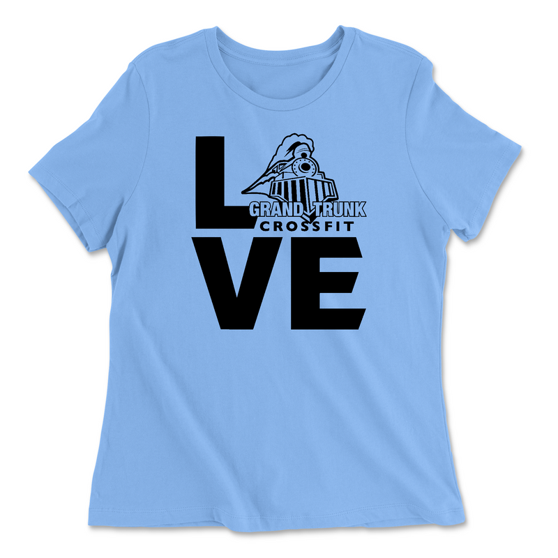 Womens 2X-Large CAROLINA_BLUE Relaxed Jersey T-Shirt