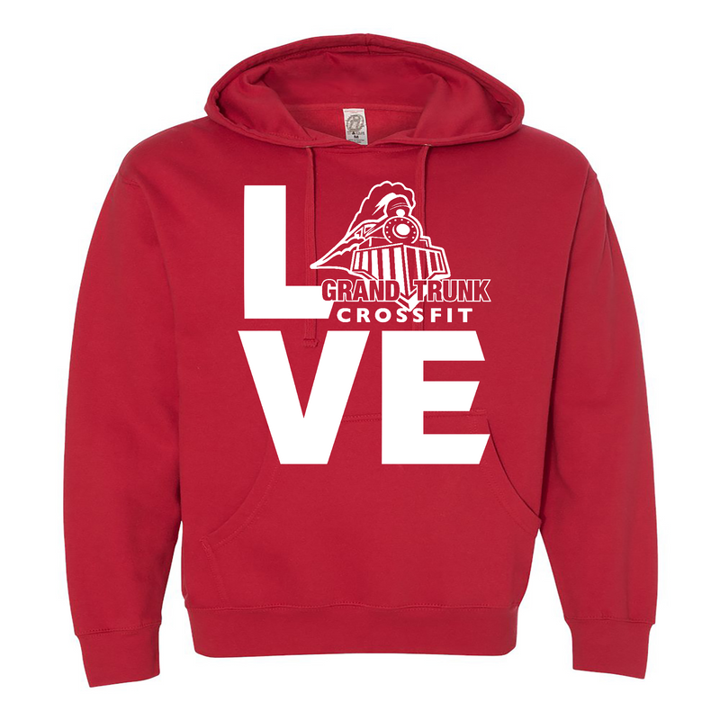 Mens 2X-Large RED Hoodie